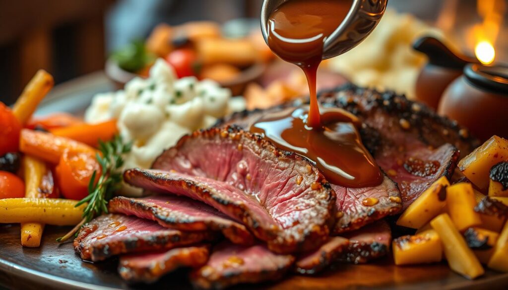 thin sliced beef