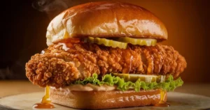 hot honey chicken sandwich